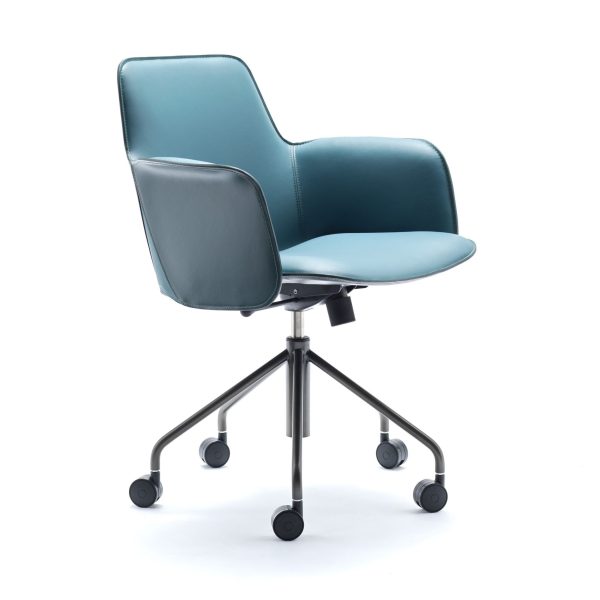 ELECTA | Chair with castors By Fasem