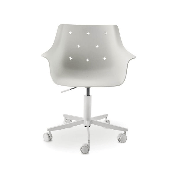 LEAF | Chair with 5-spoke base By Nidi