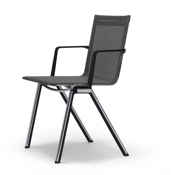 BLAQ | Chair with armrests By SCHNEEWEISS interior