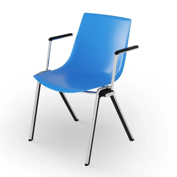 BLAQ 468 | Chair with armrests By SCHNEEWEISS interior