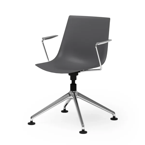 BLAQ 479 | Chair with armrests By SCHNEEWEISS interior