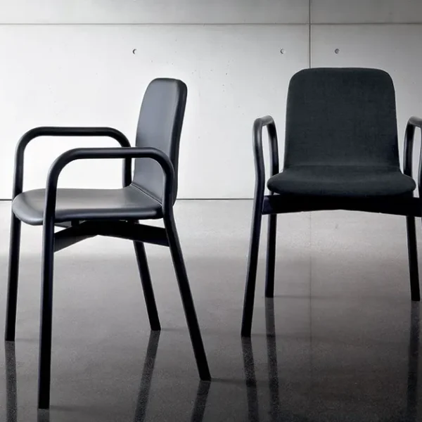 TWO TONE | Chair with armrests By Sovet italia