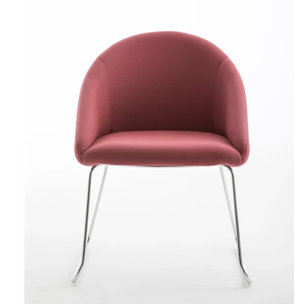 BLOOM M | Sled base chair By Luxy