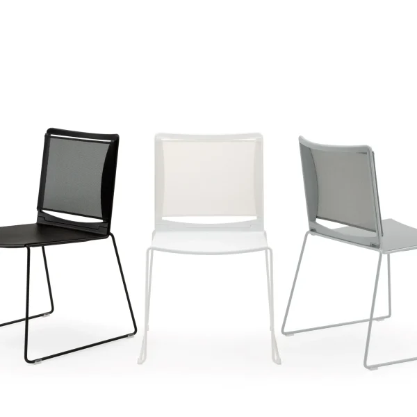 SMESH PLASTIC | Sled base chair By Diemmebi