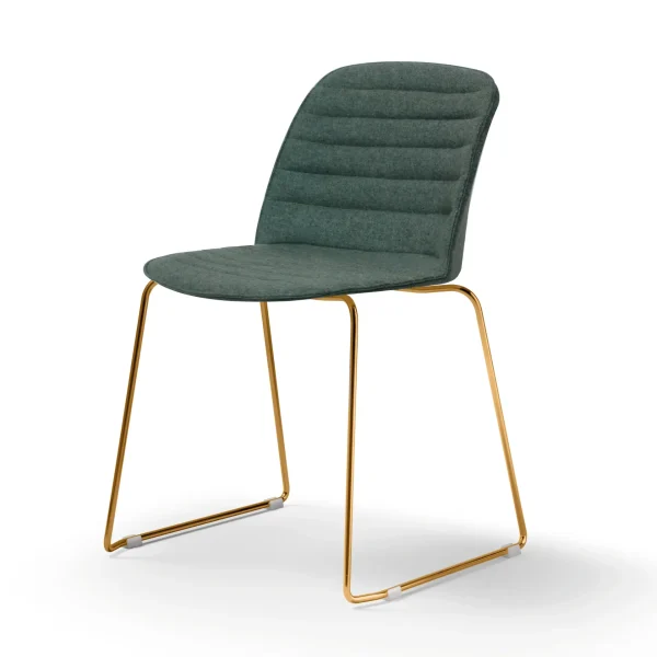 DEEP PLASTIC | Sled base chair By Quinti Sedute