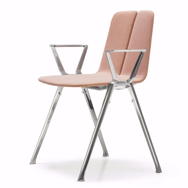 BRIDGE | Chair with armrests By Quinti Sedute