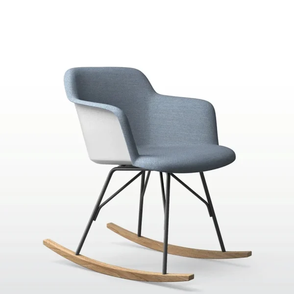 DEEP PLASTIC | Rocking chair By Quinti Sedute