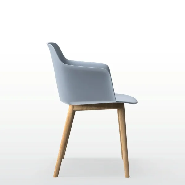 DEEP PLASTIC | Chair with armrests By Quinti Sedute