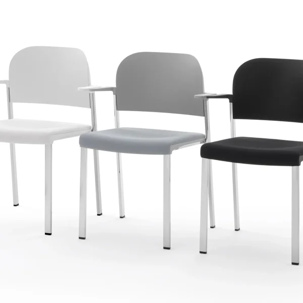 MAKEUP EASY SOFT | Chair with armrests By Diemmebi