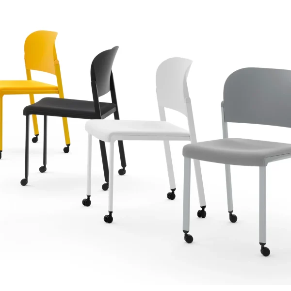 MAKEUP EASY SOFT | Chair with castors By Diemmebi