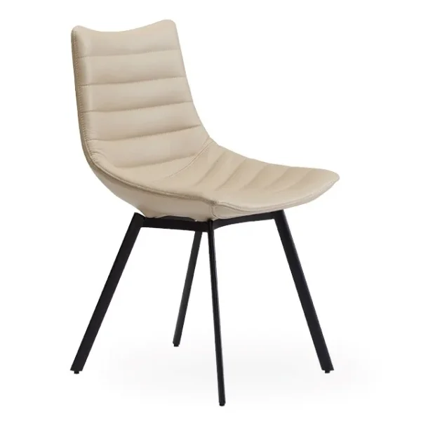 LUC SOFT | Leather chair By ROSSIN