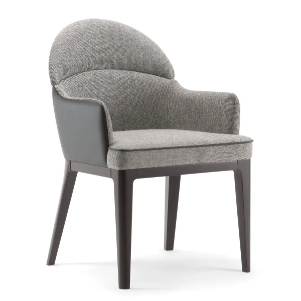 ASTON | Chair with armrests By Tirolo