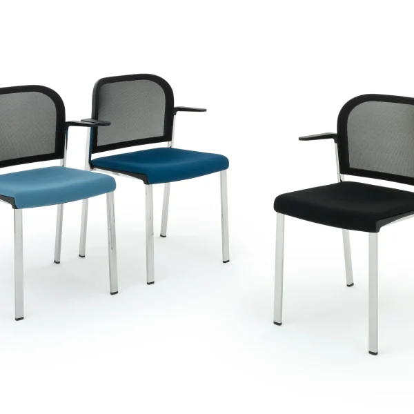 MAKEUP NET SOFT | Chair with armrests By Diemmebi