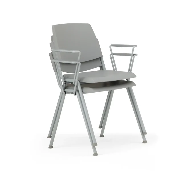 VOLE NET PLASTIC | Chair with armrests By Diemmebi