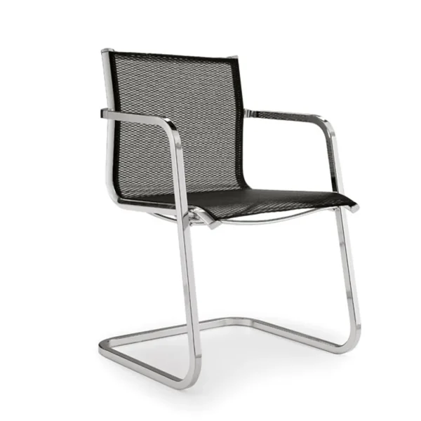 ALUMINIA | Cantilever chair By ESTEL GROUP