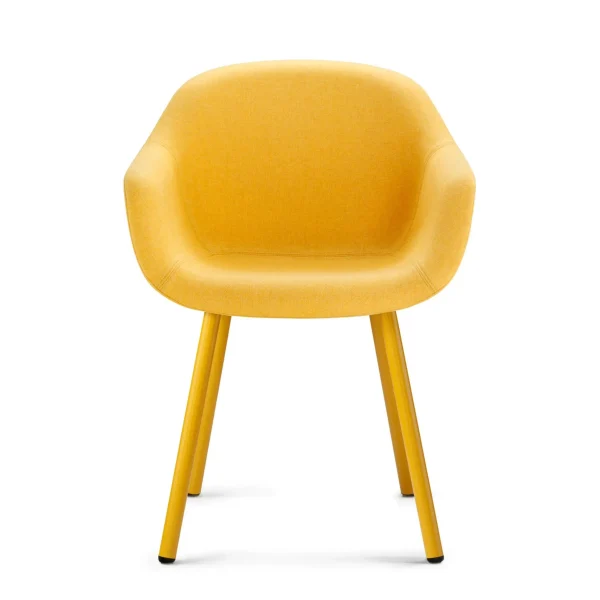FIORE CLUB | Chair with armrests By Dauphin