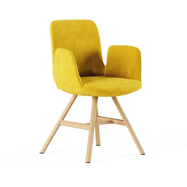 FIOR DI LOTO | Chair with armrests By FREZZA