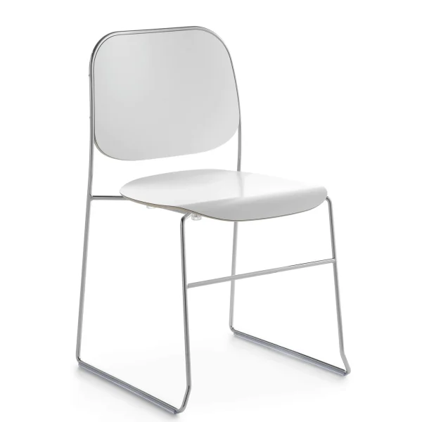 BAY R | Sled base chair By Crassevig