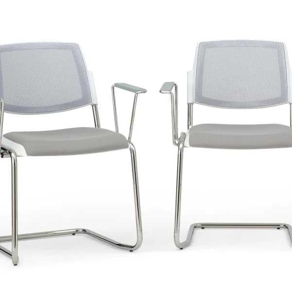 VOLE NET SOFT | Chair with armrests By Diemmebi