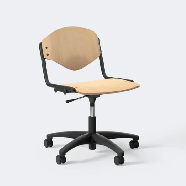 OMNIA CONTRACT | Chair with 5-spoke base By Ares Line