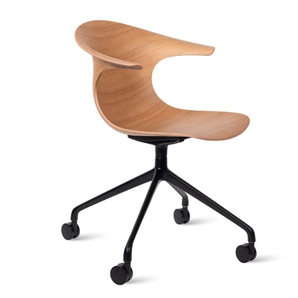 LOOP 3D WOOD SWIVEL WITH CASTORS By Infiniti