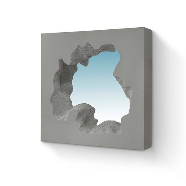BROKEN SQUARE MIRROR By Gufram
