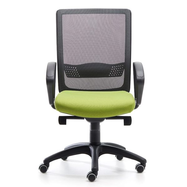 BURSA EVO BLACK | Office chair with armrests By VAGHI