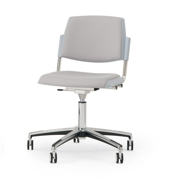 VOLE SOFT | Chair with castors By Diemmebi