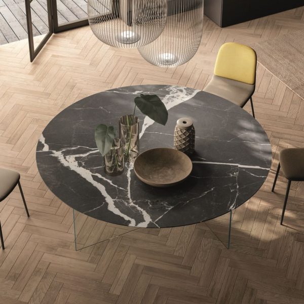 AIR XGLASS | Round table By Lago