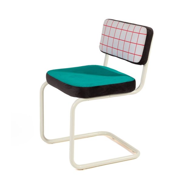 SUPERCHAIR RED GRID By Seletti