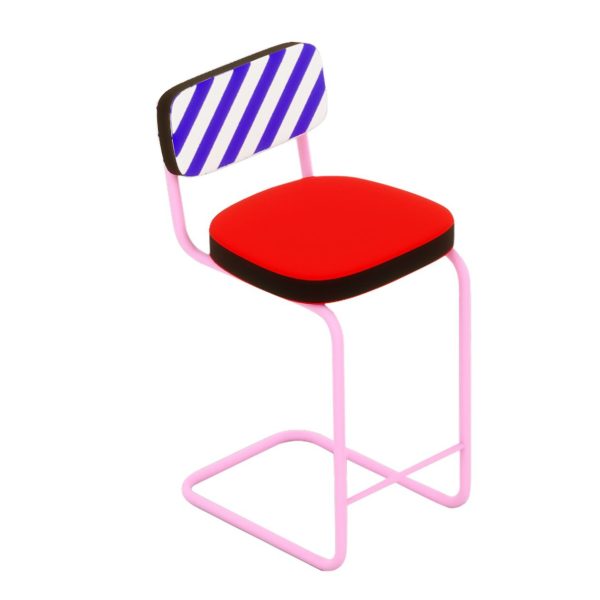 SUPERSTOOL BLUE STRIPES By Seletti