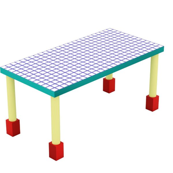 SUPERTABLE BLUE GRID By Seletti
