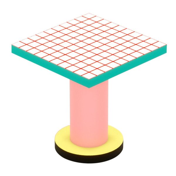 SUPERLOUNGE TABLE RED GRID By Seletti