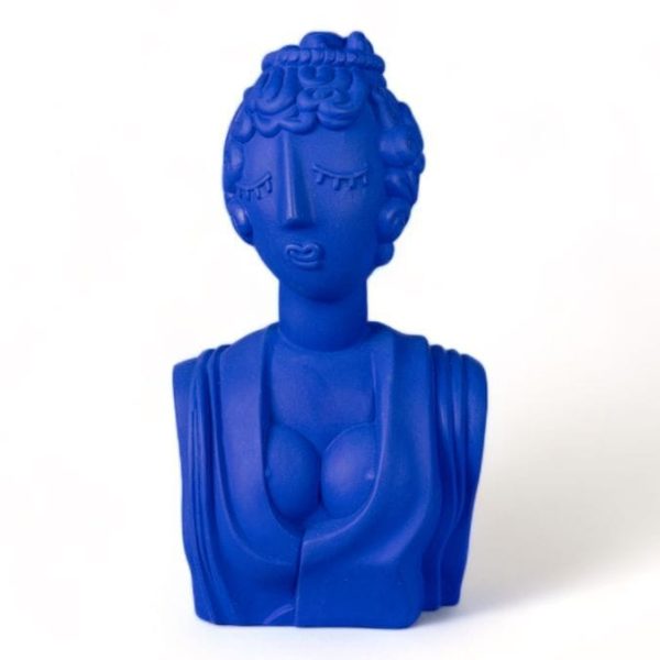 TERRACOTTA BUST POPPEA BLUE By Seletti