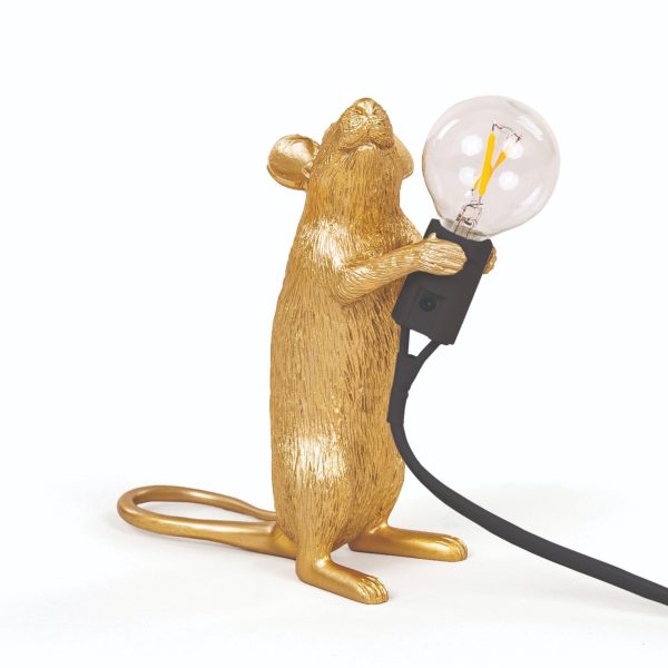 MOUSE LAMP GOLD - STEP By Seletti