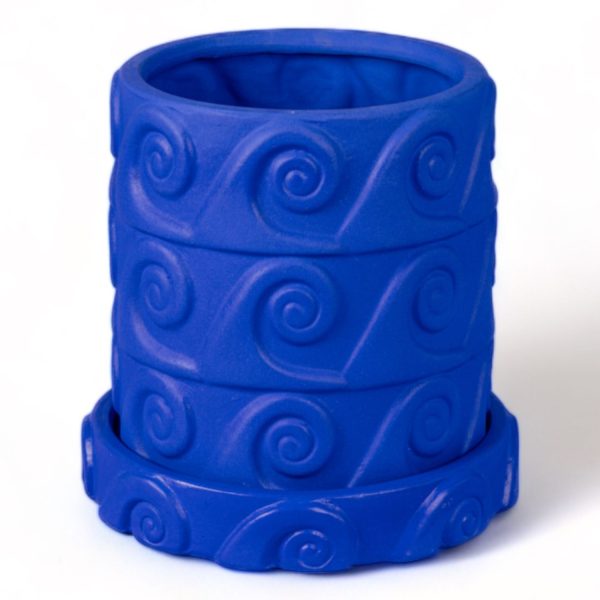 TERRACOTTA ONDA BLUE By Seletti