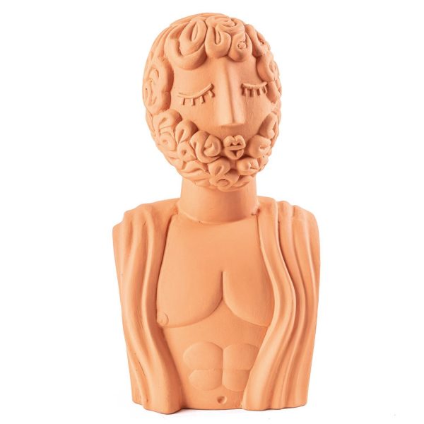 TERRACOTTA BUST MAN By Seletti