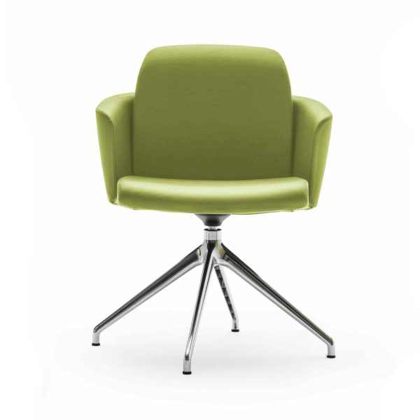 MY BELLE | Leather office chair By Bralco