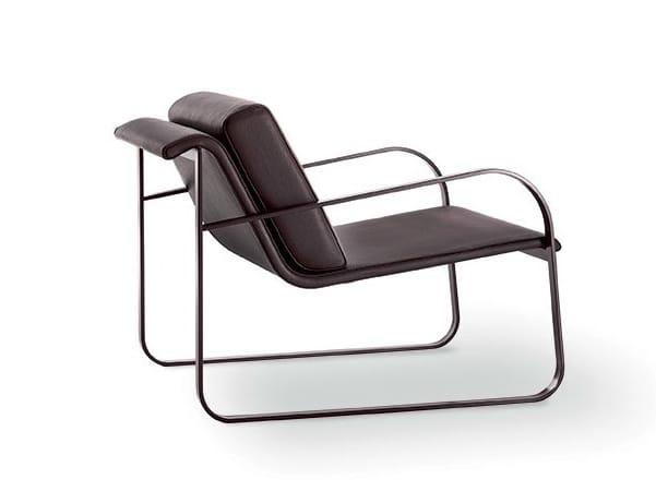 BUGATTI | Leather easy chair By Sovet italia