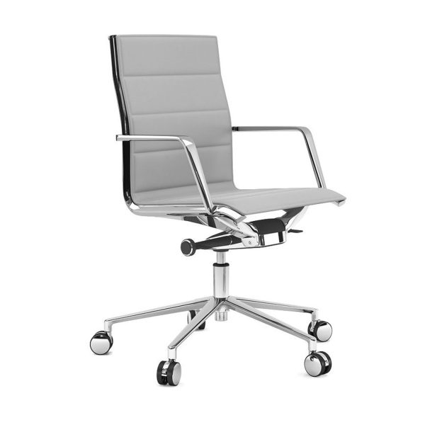ALUMINIA | Office chair with 5-Spoke base By ESTEL GROUP