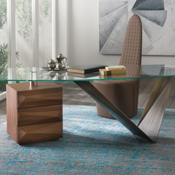 PRISMA STEEL | Writing desk By Reflex