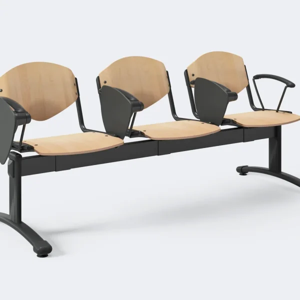 OMNIA CONTRACT | Beam seating with writing tablet By Ares Line