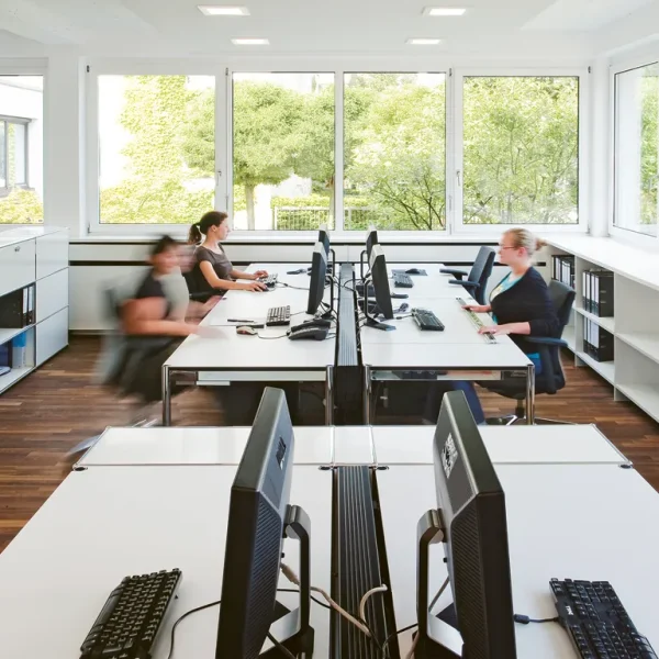 USM HALLER TABLE FOR SHARED WORKSTATIONS By USM