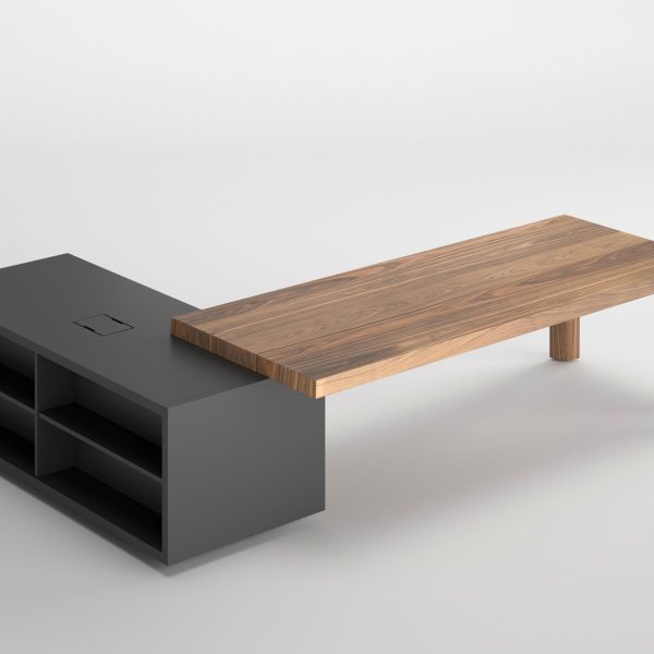 TOLA | Office desk with shelves By Ofifran
