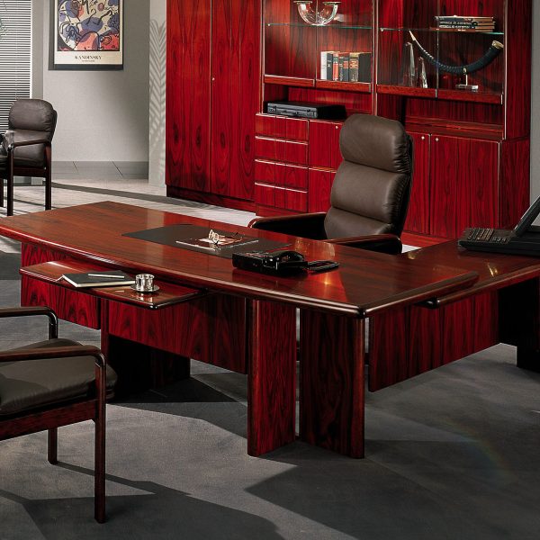 COMMODORE | Rosewood office desk By Dyrlund