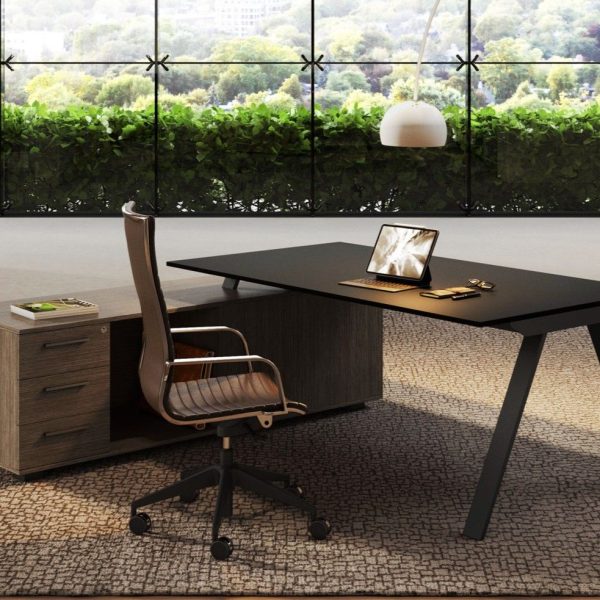 NATIVA | L-shaped office desk By Styloffice