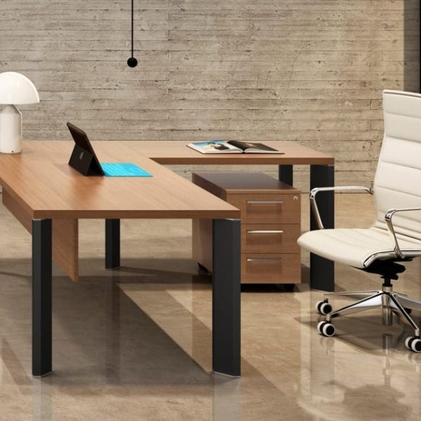XENO MANAGER | L-shaped office desk By Styloffice
