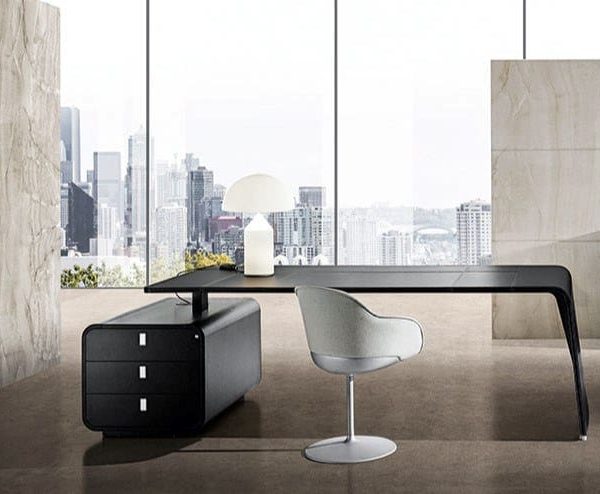 SESTANTE | Office desk with drawers By IFT Office