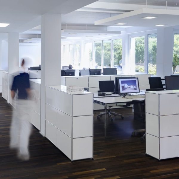 USM HALLER CREDENZA AS OFFICE STORAGE By USM