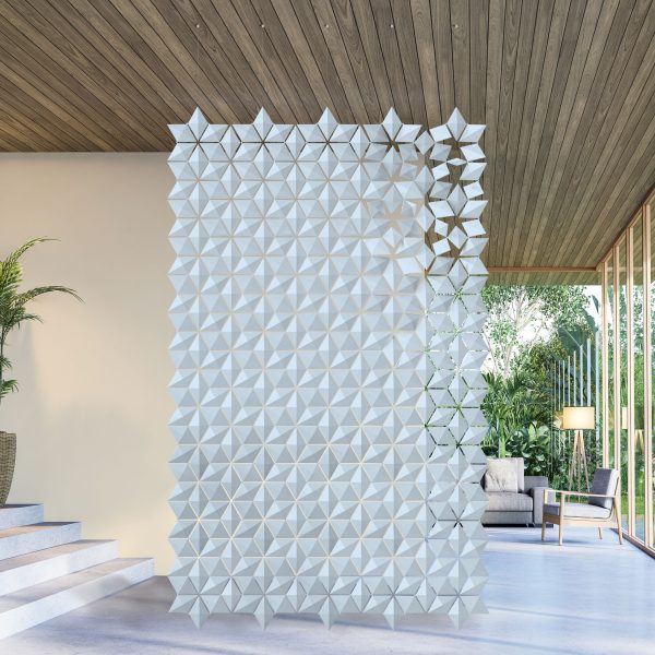 FACET 170x275cm in pale blue By Bloomming